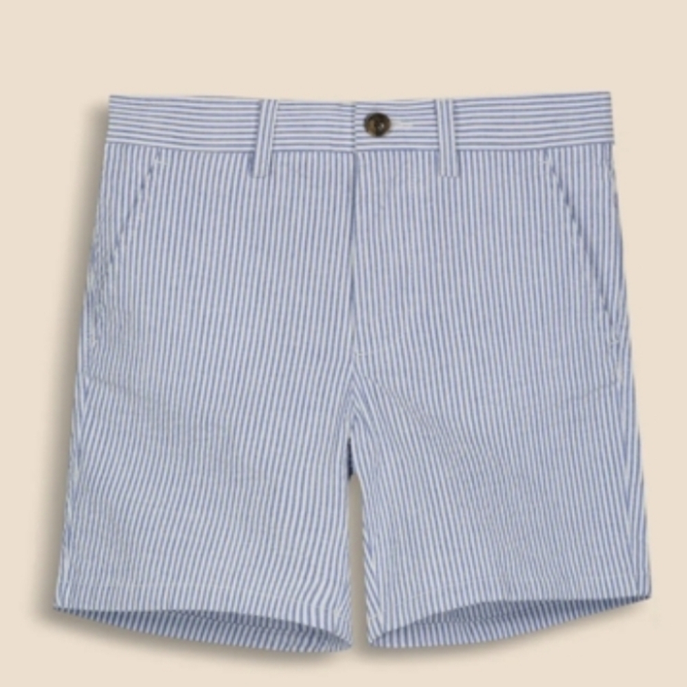 Brooks Brothers Blue and White Striped Men's Shorts